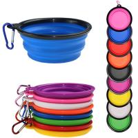 Collapsible Silicone Pet Bowl w/Carabiner