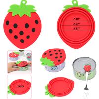 Strawberry Pet Cap Lid